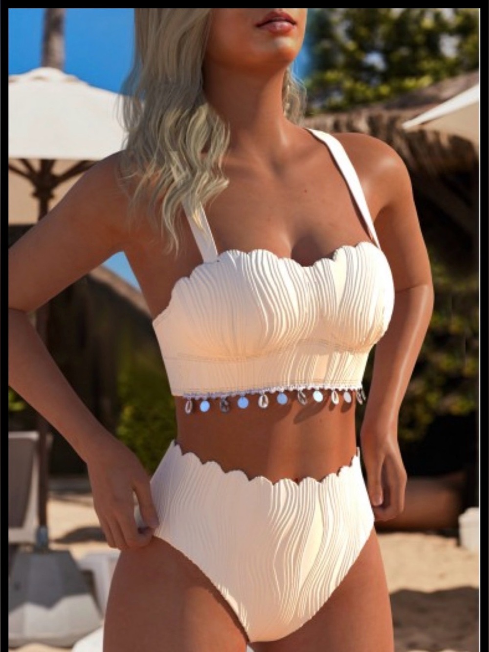 Modily push up high waisted bikini